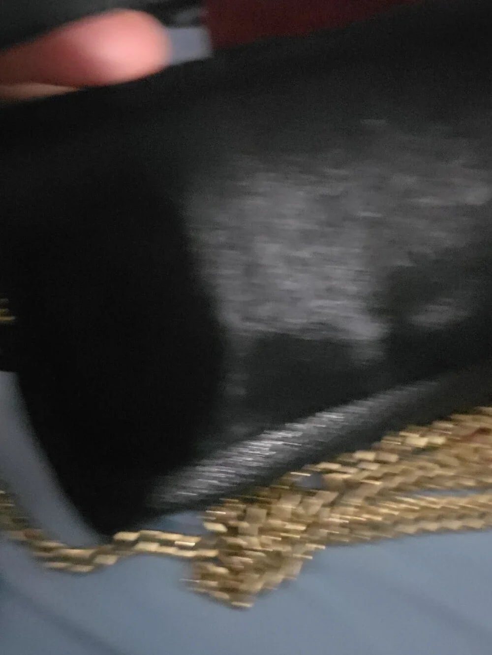 Vintage italian leather stylish black